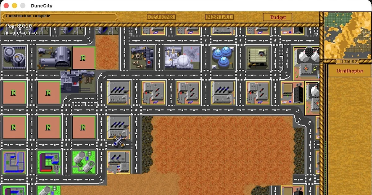 Dune City - Dune II meets Sim City in this PC mash up