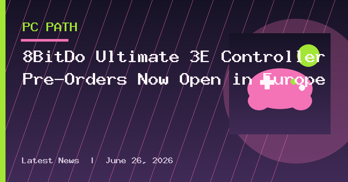 8BitDo Ultimate 3E Controller Pre-Orders Now Open in Europe