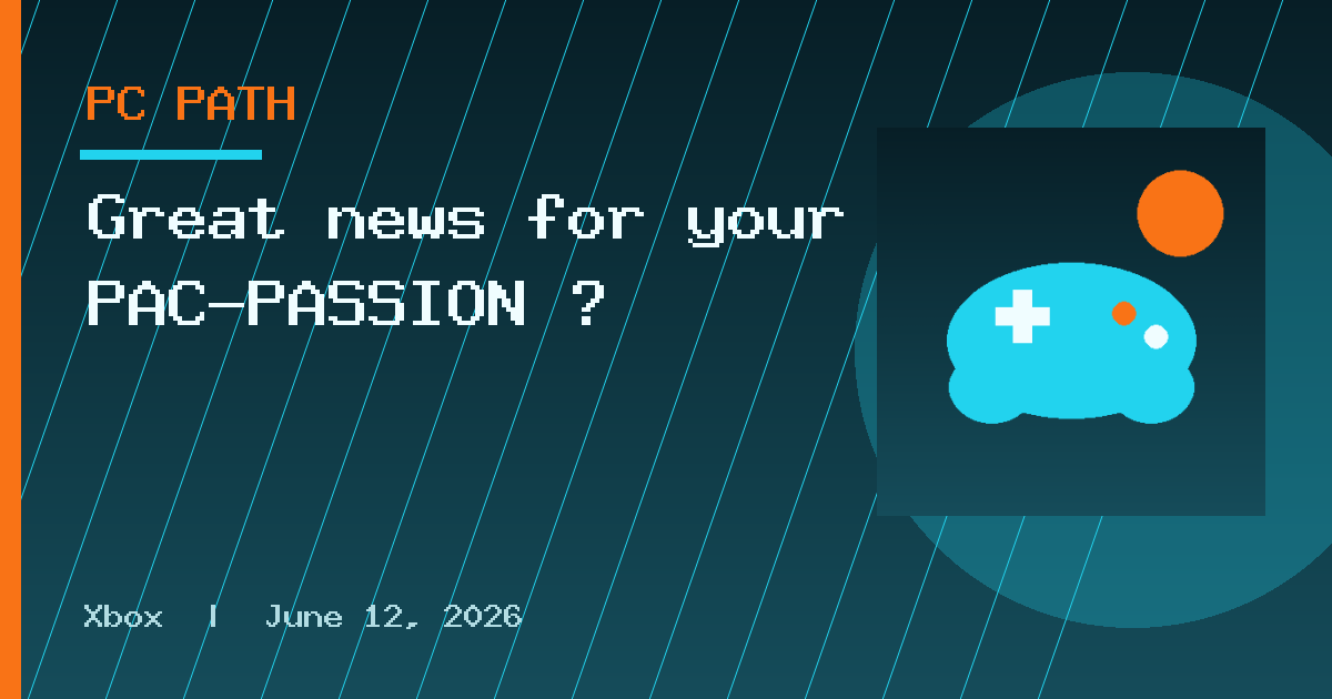 Great news for your PAC-PASSION ⊟