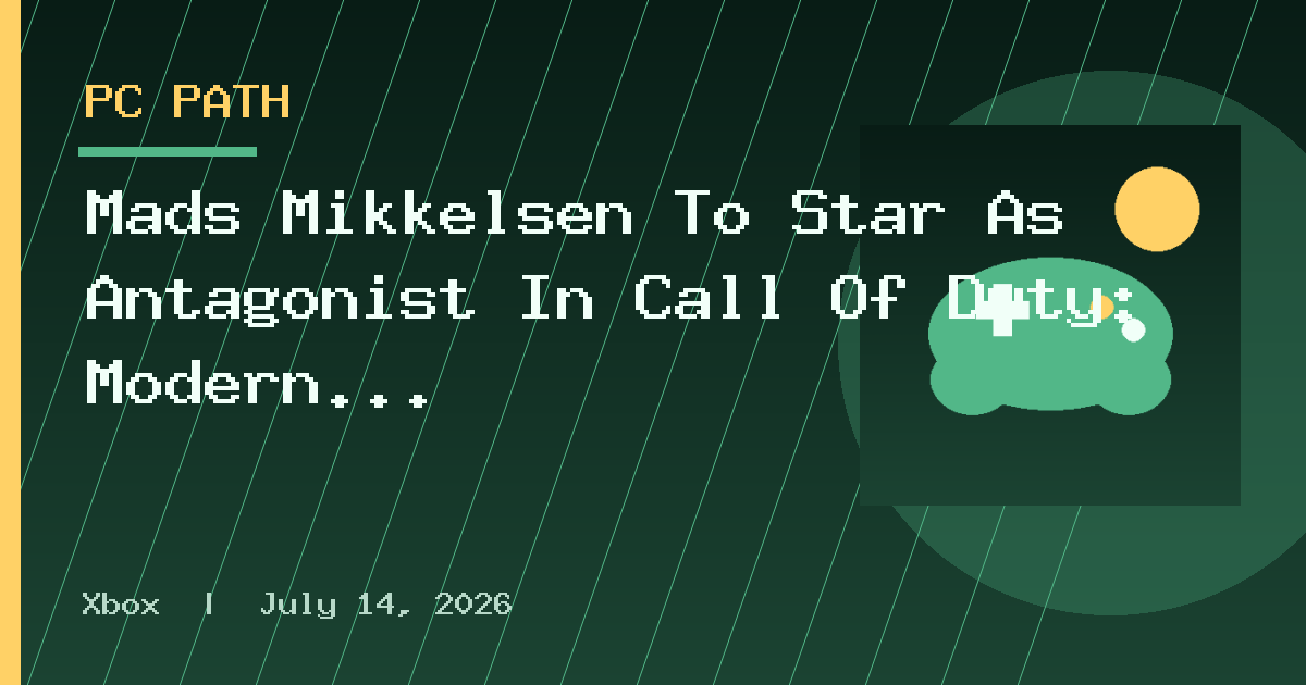 Mads Mikkelsen To Star As Antagonist In Call Of Duty: Modern Warfare 4