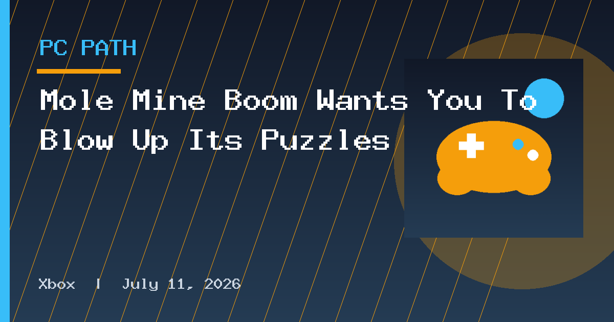 Mole Mine Boom Wants You To Blow Up Its Puzzles